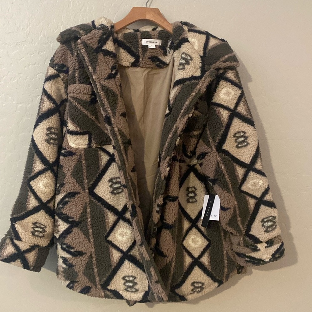 O’Neill (HEATH GEO HIGH PILE FLEECE JACKET)